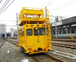 作業台付軌道モータカー MR2555